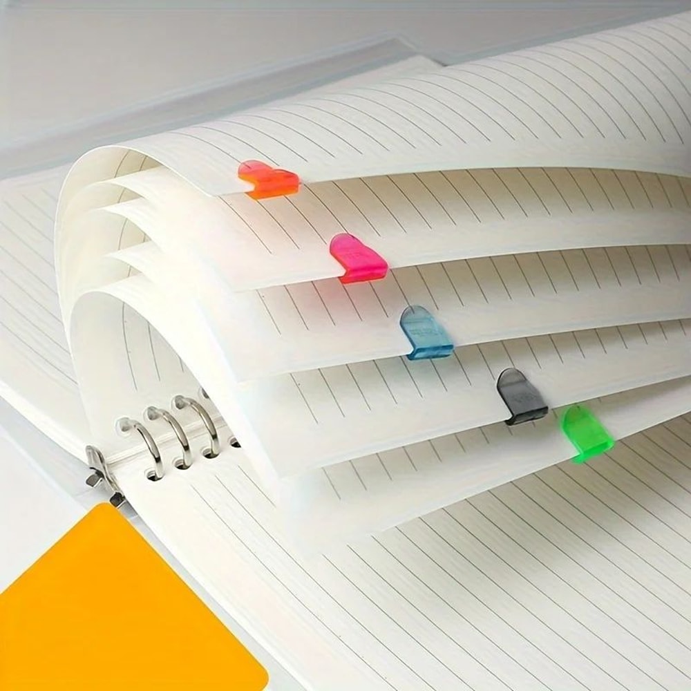 Colorful Plastic Tab Clips Set 2