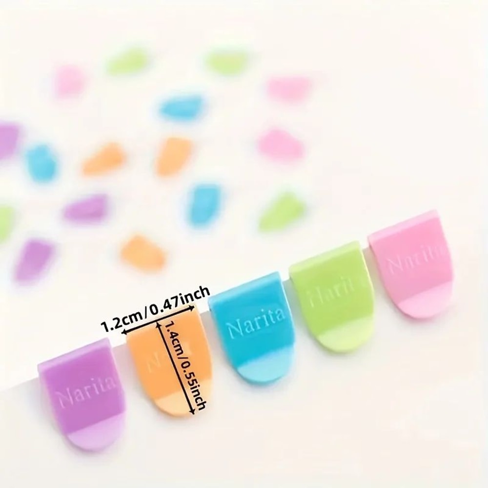Colorful Plastic Tab Clips Set 3