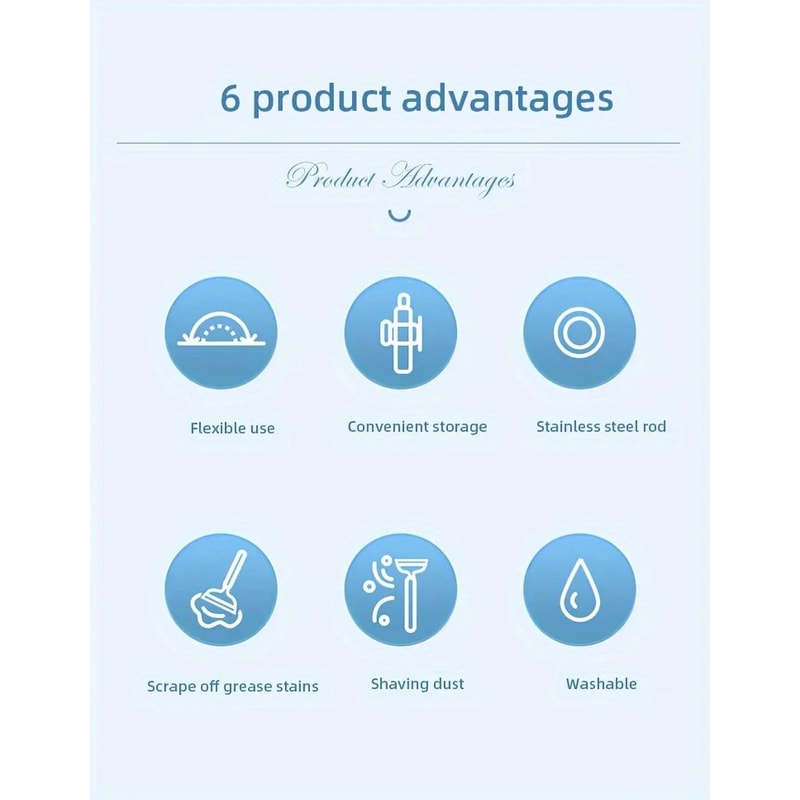 Magic Silicone Scraper Broom 6