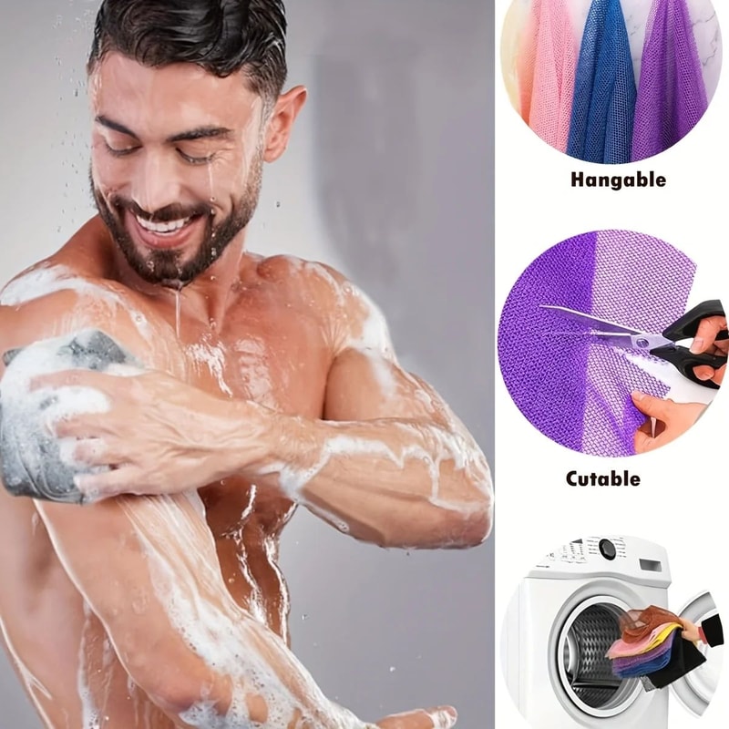 African Exfoliating Bath Net Sponge 3