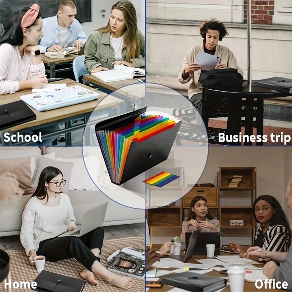 13 Pocket Accordion File Organizer 7