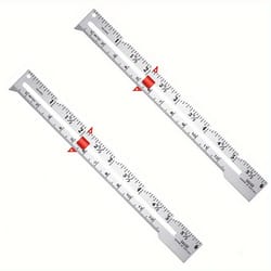 aluminum sliding seam gauge