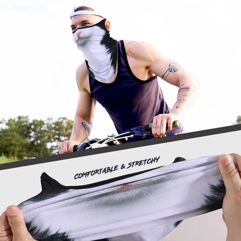 3D Animal Print Neck Gaiter Scarf 4