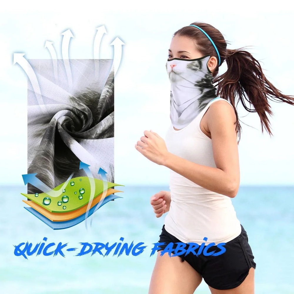 3D Animal Print Neck Gaiter Scarf 5