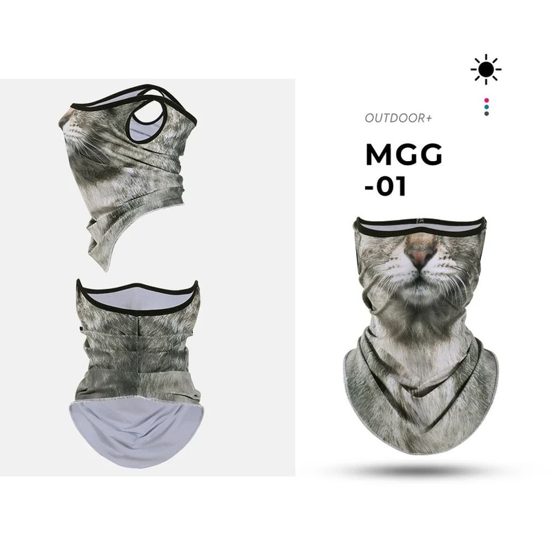 3D Animal Print Neck Gaiter Scarf 6