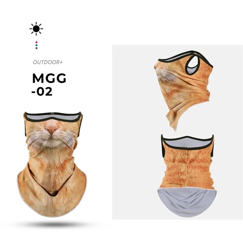 3D Animal Print Neck Gaiter Scarf 7