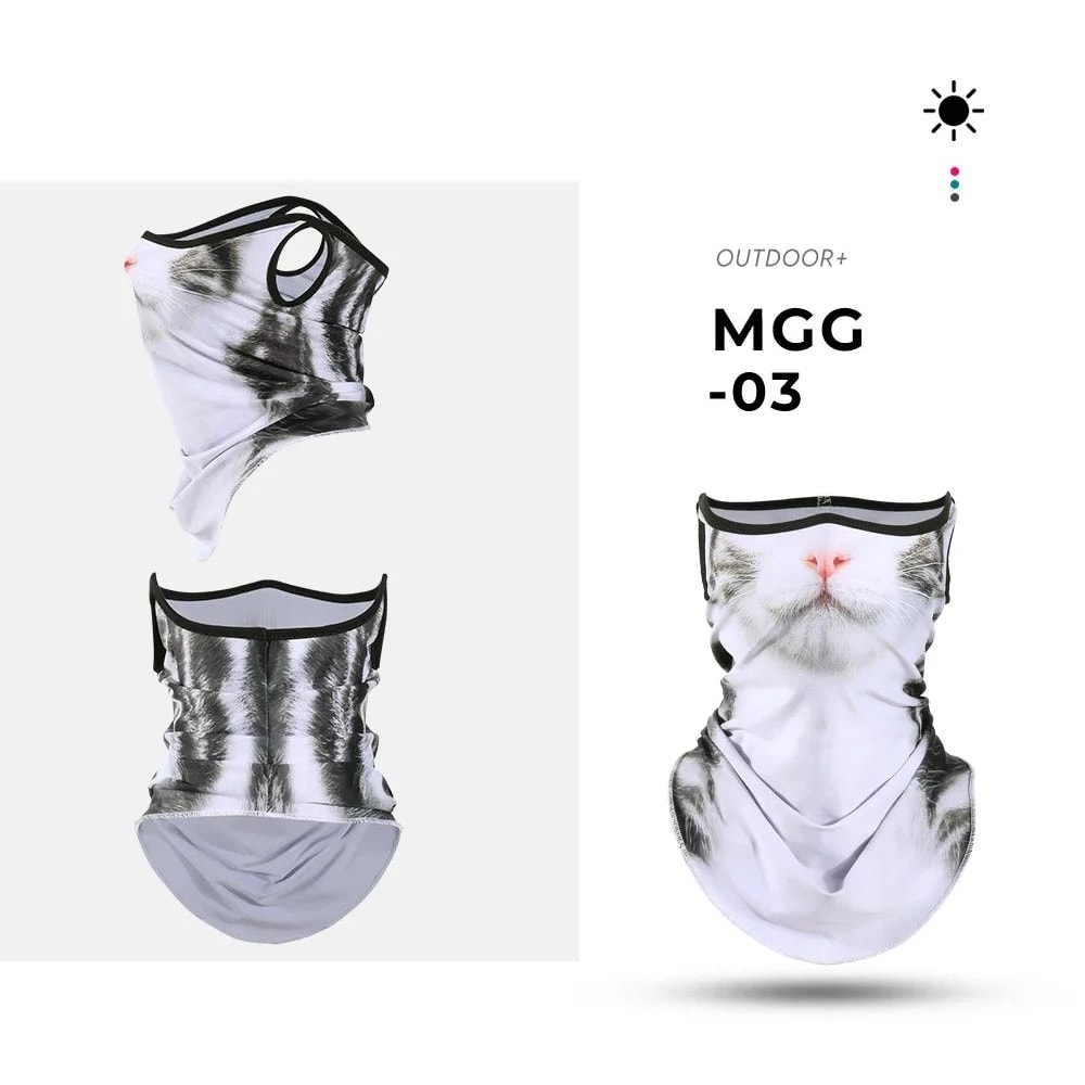 3D Animal Print Neck Gaiter Scarf 8