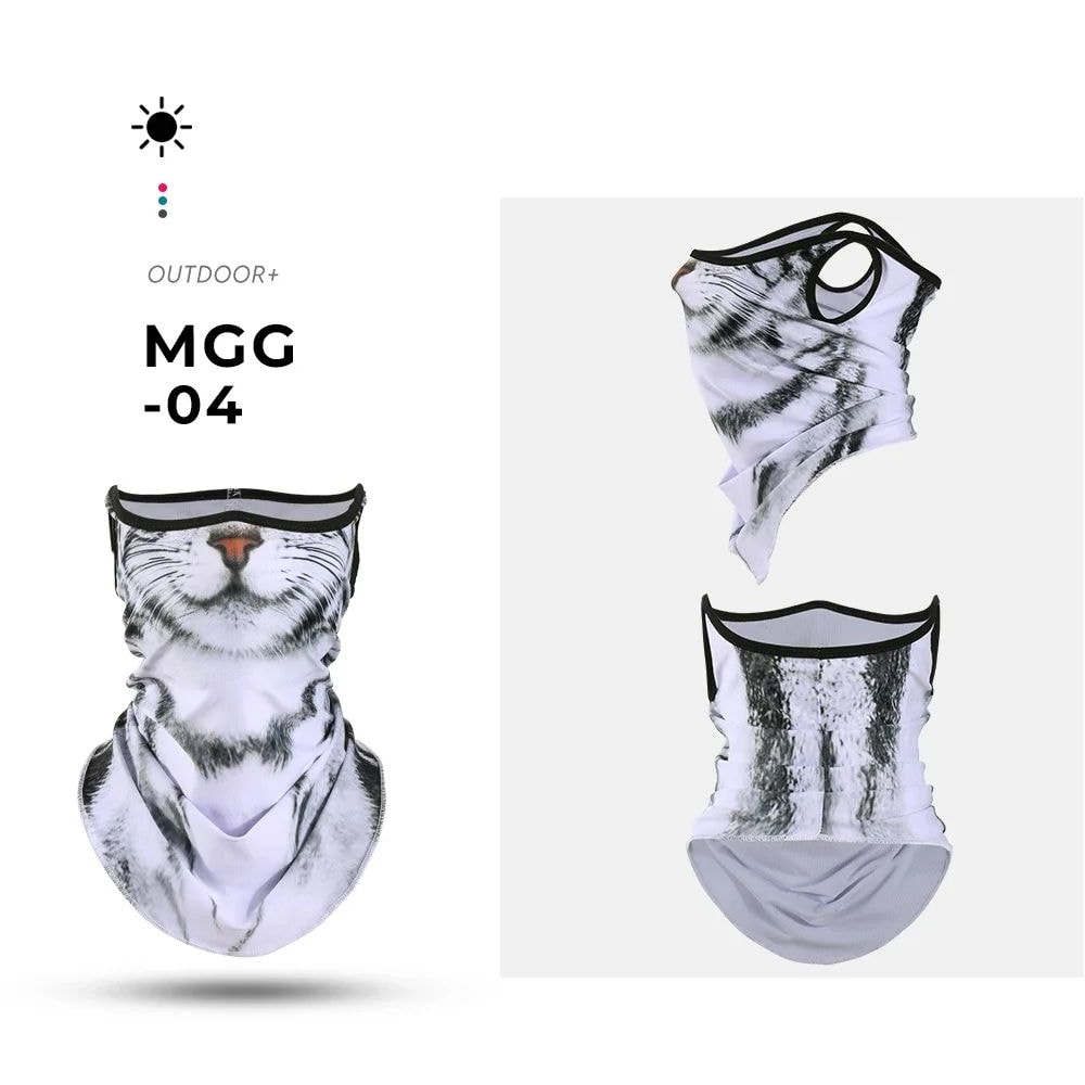3D Animal Print Neck Gaiter Scarf 9