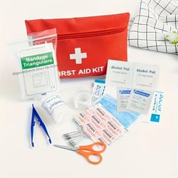 compact emergency first aid kit set