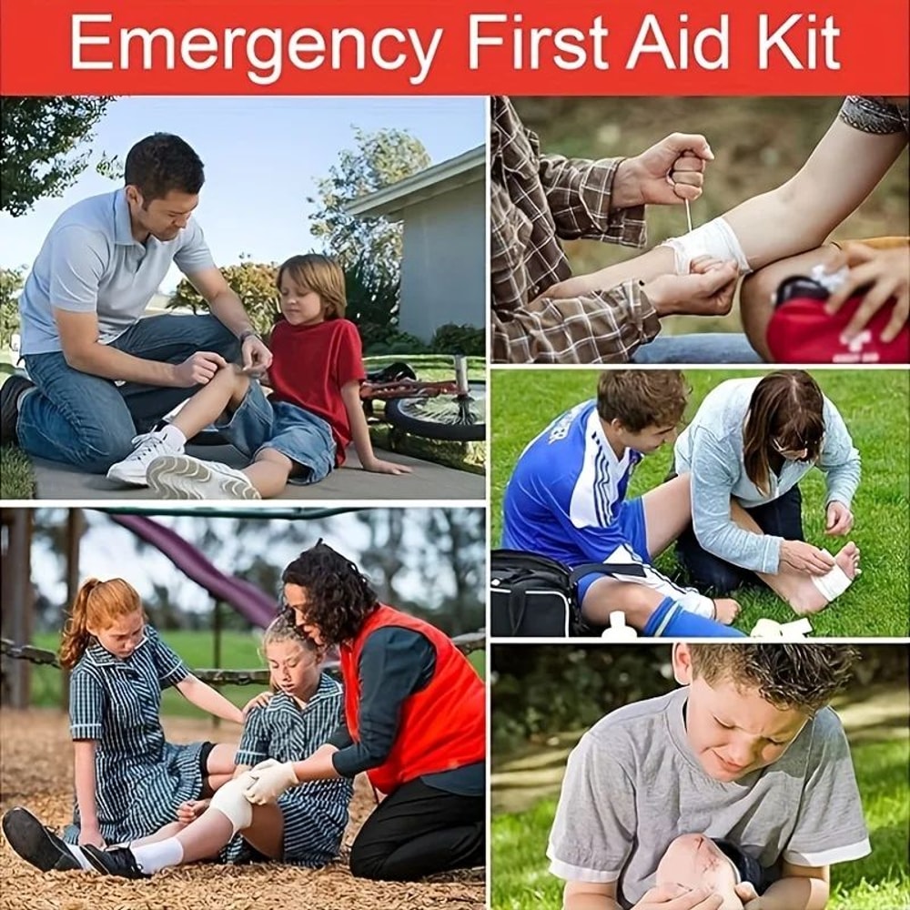 Compact Emergency First Aid Kit Set 4