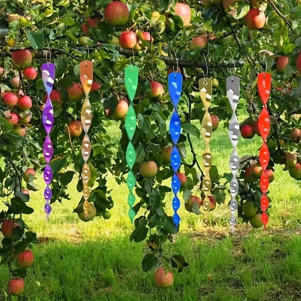 Reflective Bird Repellent Wind Spirals 6