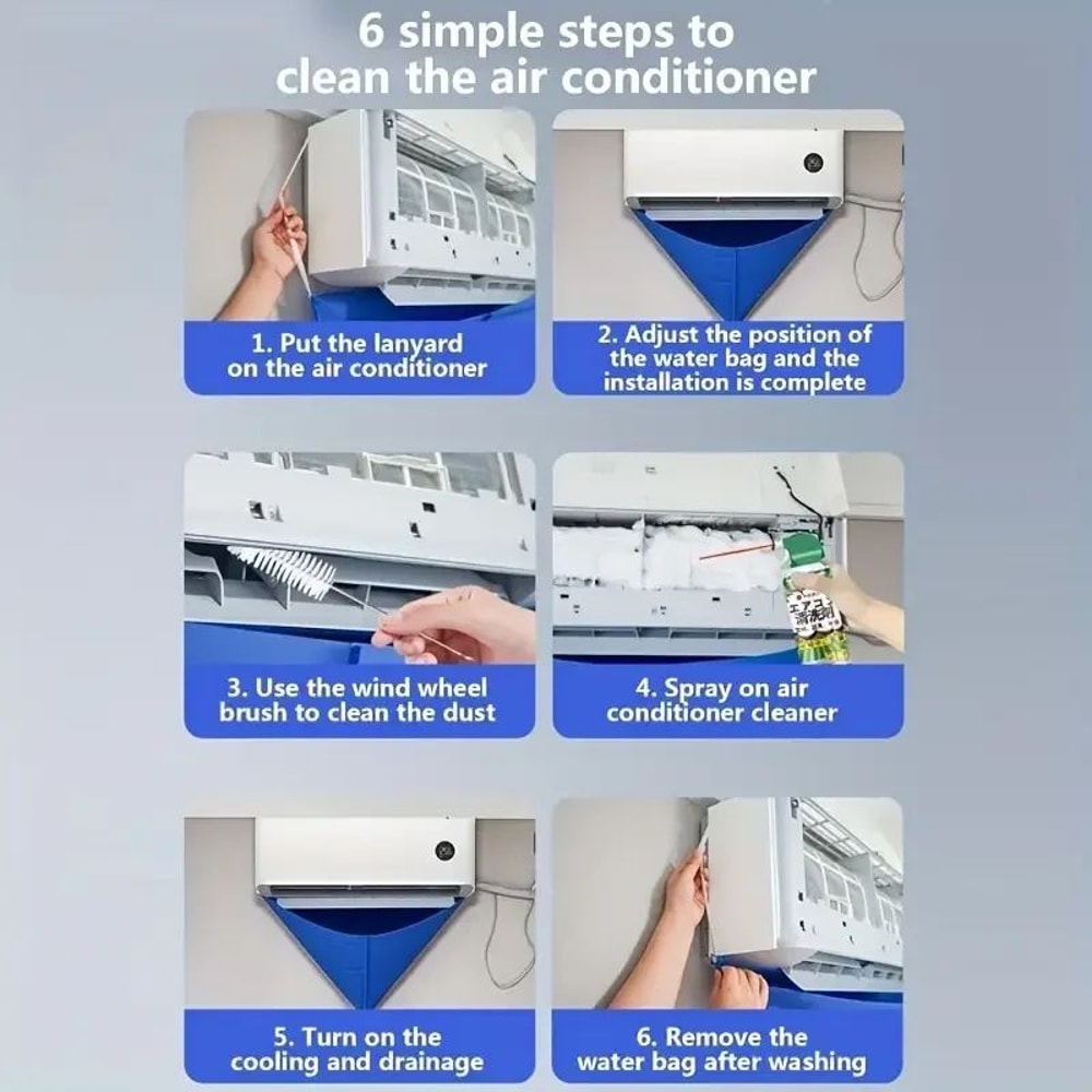 Air Conditioner Cleaning Cover Bag 5