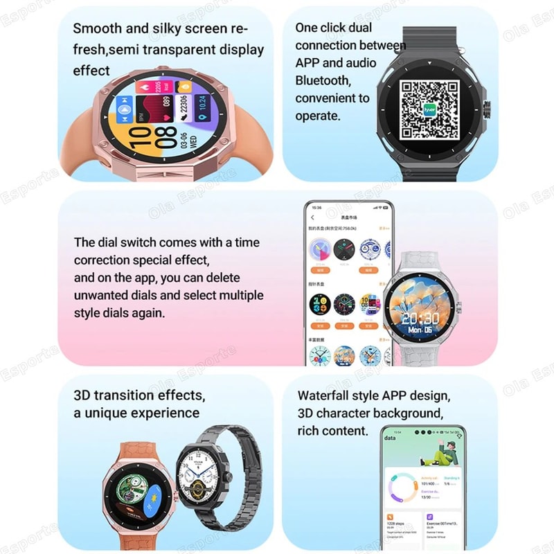 Smart Fitness Watch With AMOLED Display 1
