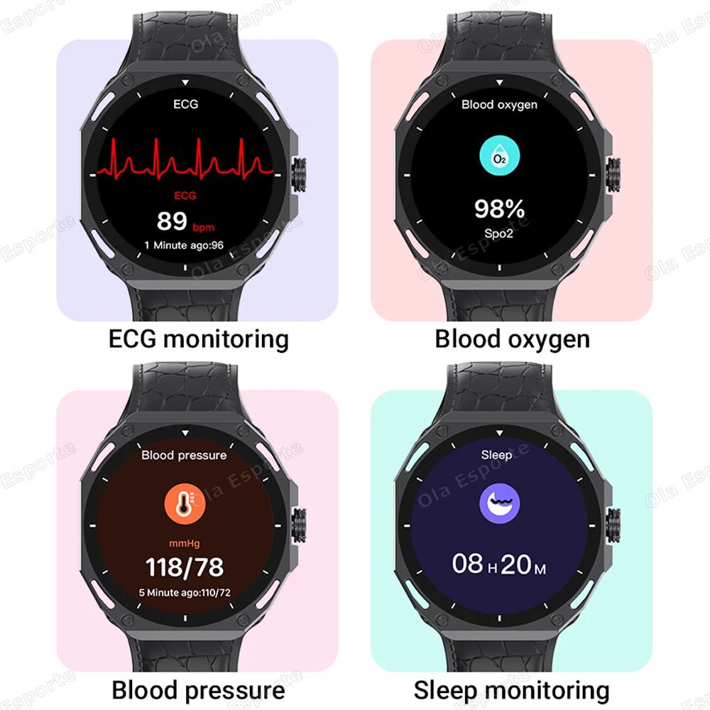 Smart Fitness Watch With AMOLED Display 4