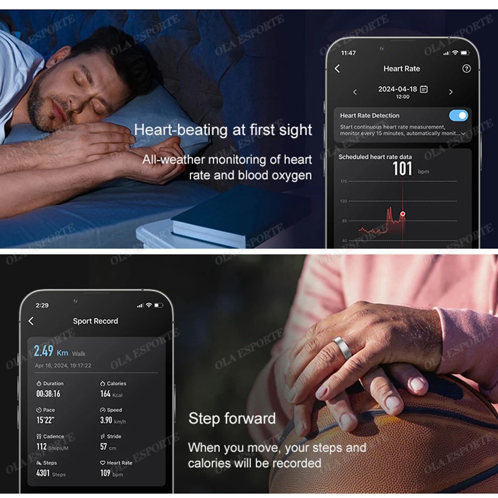 Waterproof Smart Health Ring 2