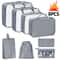 7 Piece Travel Packing Cubes Set 16