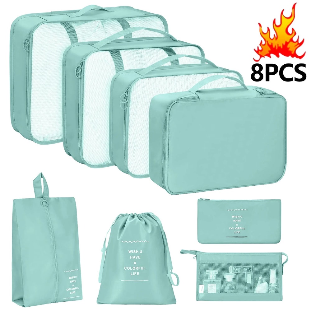 7 Piece Travel Packing Cubes Set 17