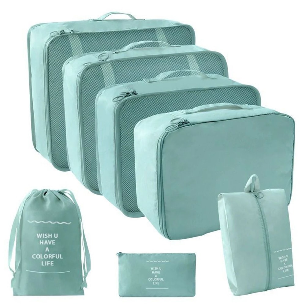 7 Piece Travel Packing Cubes Set 10