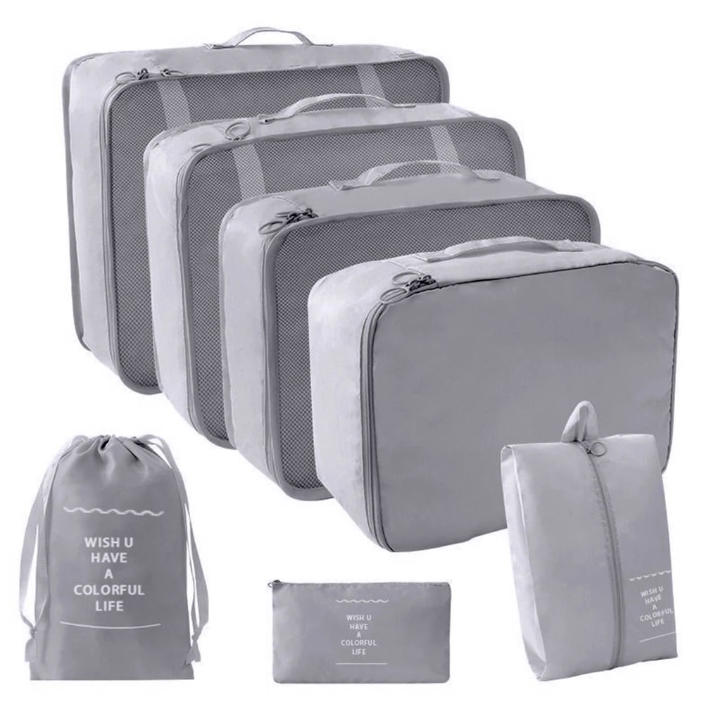 7 Piece Travel Packing Cubes Set 11