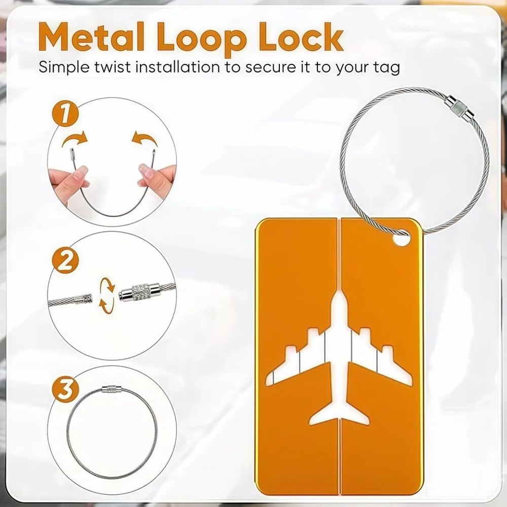 Aluminum Alloy Luggage Tag 1