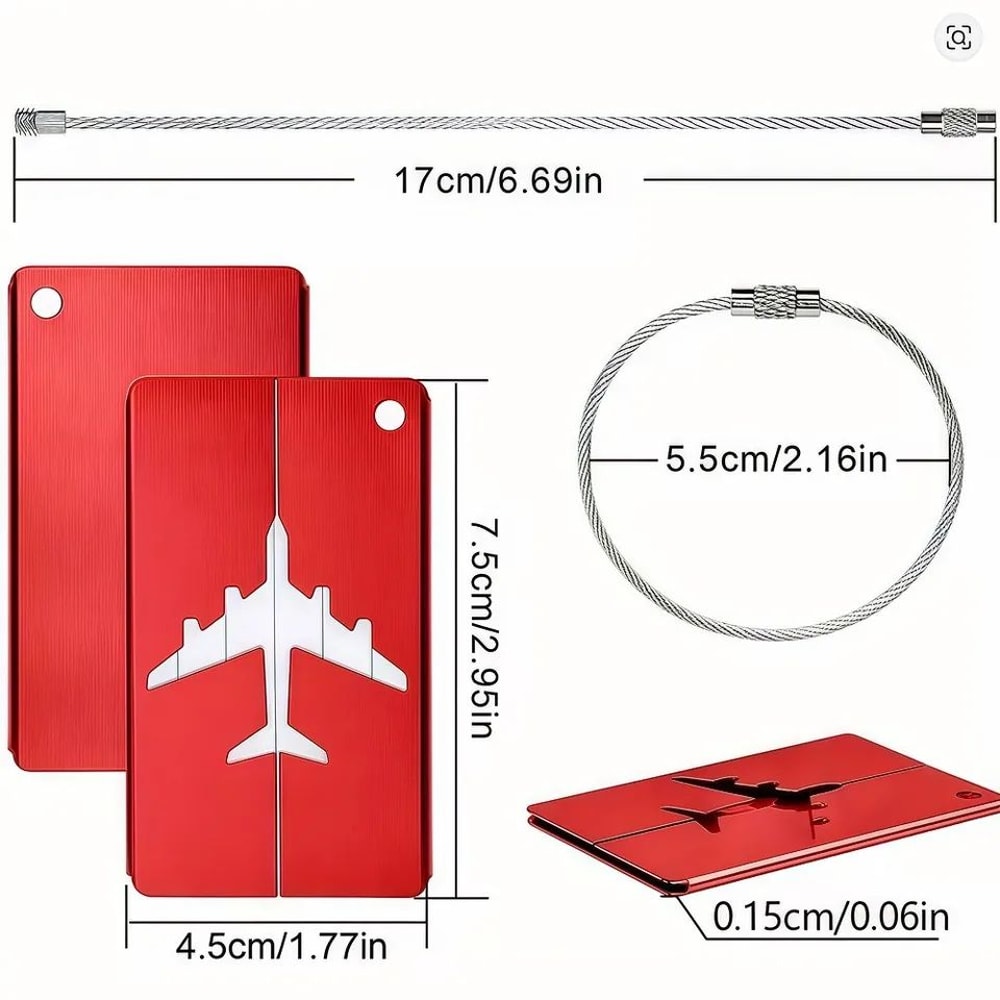 Aluminum Alloy Luggage Tag 3