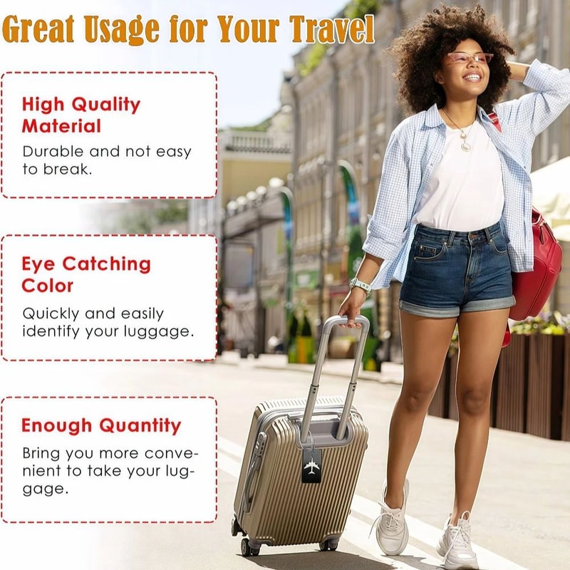 Aluminum Alloy Luggage Tag 5