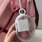 Mini Clear Zipper Storage Bag Keychain 6