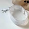 Mini Clear Zipper Storage Bag Keychain 9