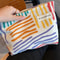 Striped Corduroy Cosmetic Bag 2