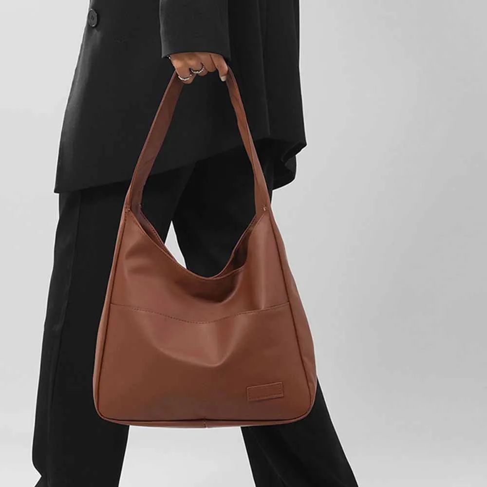 Minimalist Retro Shoulder Tote Bag 1