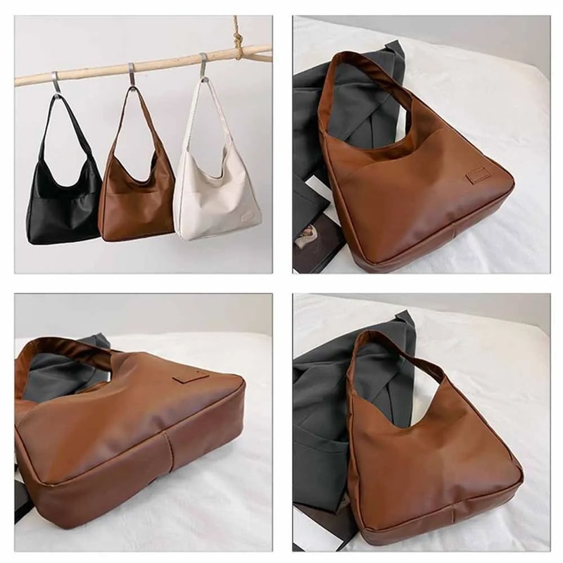 Minimalist Retro Shoulder Tote Bag 5