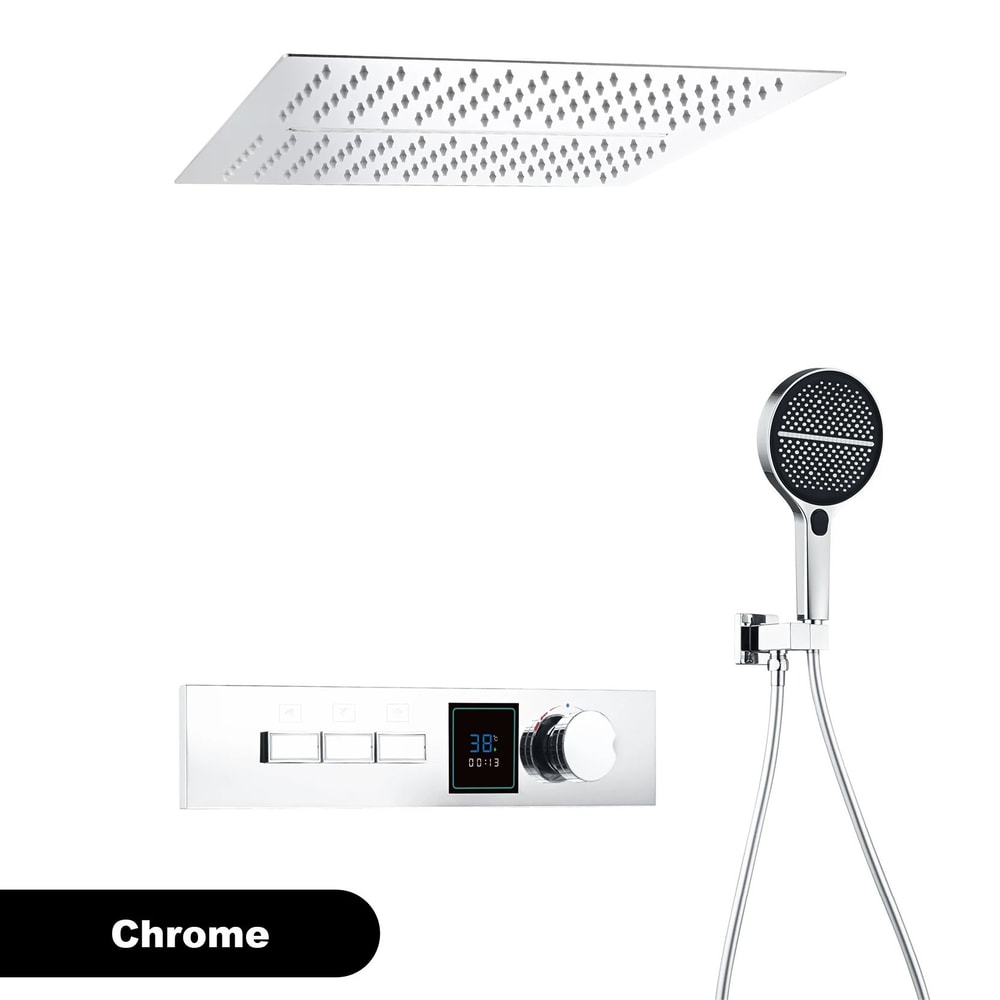 Luxury LED Rainfall Shower System 6