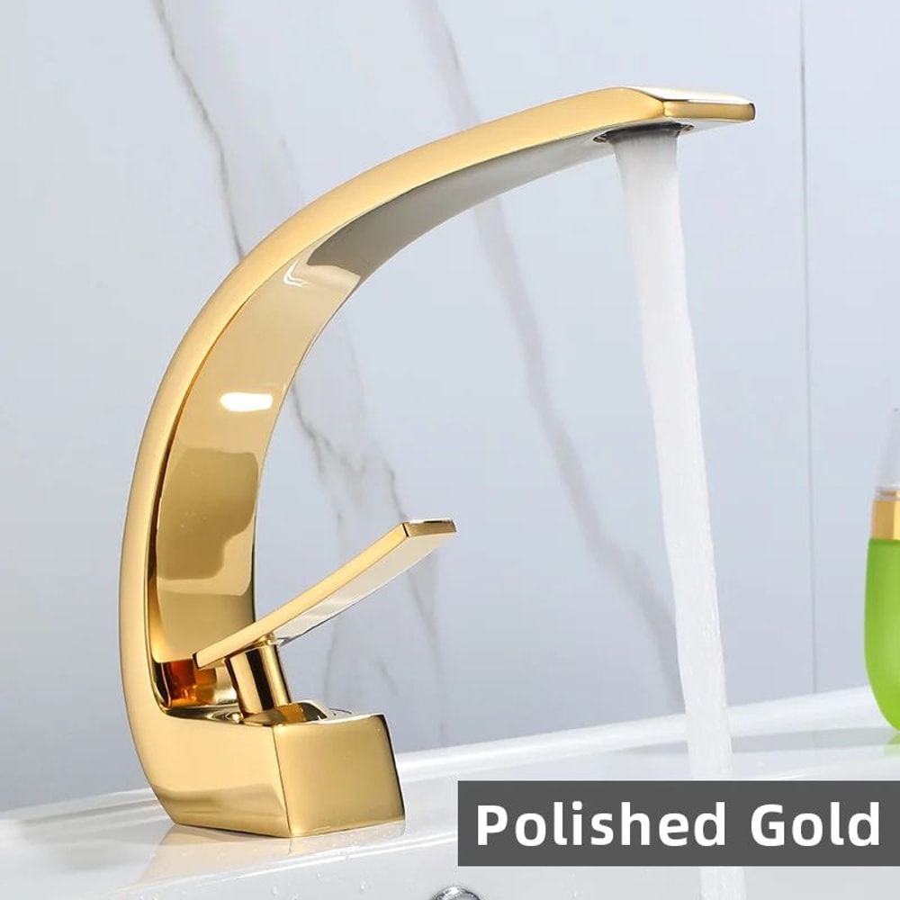 Modern Waterfall Basin Faucet 3