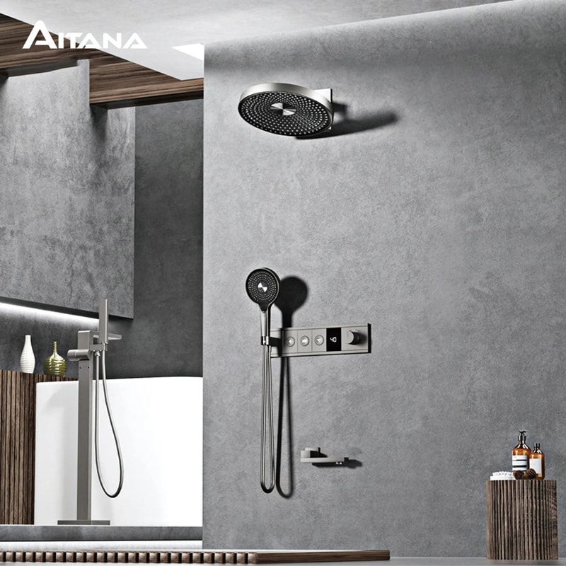 Luxury LED Multi Function Shower System 1