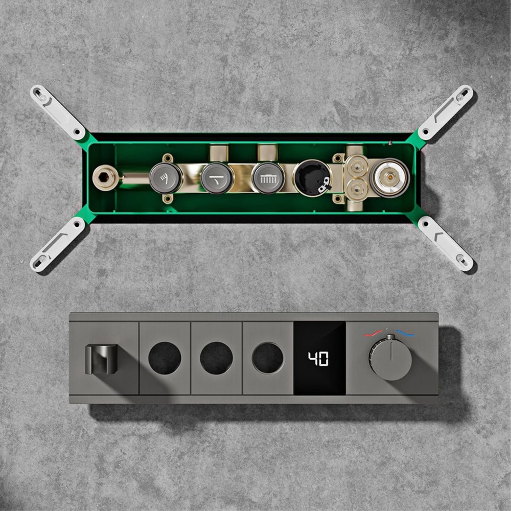 Luxury LED Multi Function Shower System 5