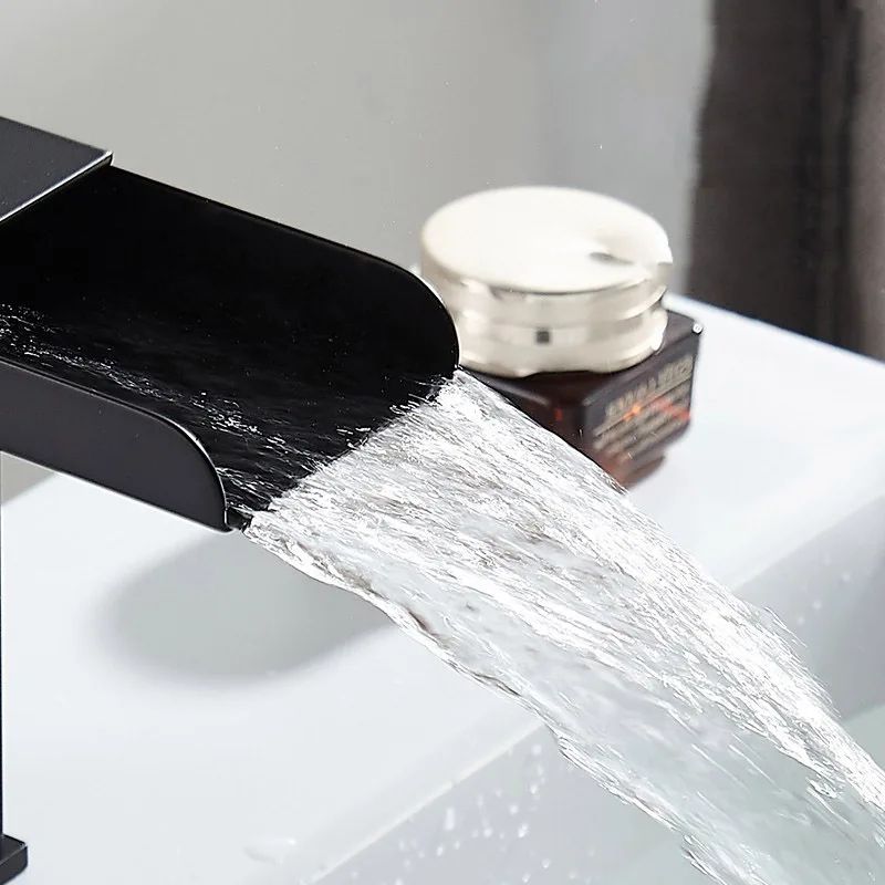 Stainless Steel Waterfall Basin Faucet 3