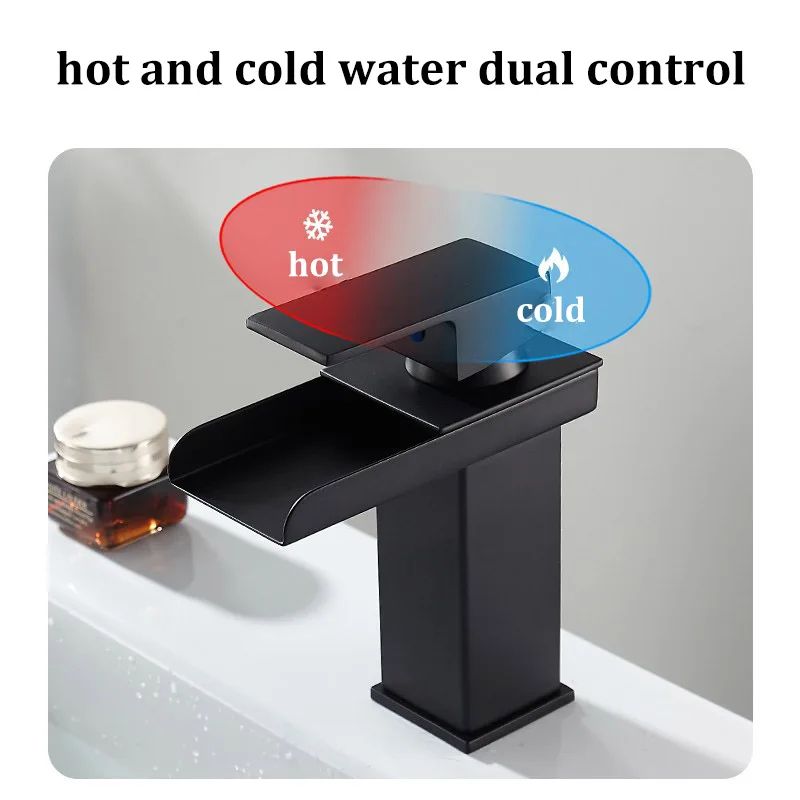 Stainless Steel Waterfall Basin Faucet 8