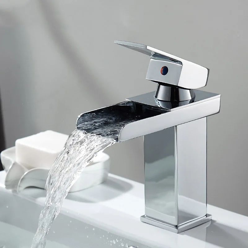 Stainless Steel Waterfall Basin Faucet 14