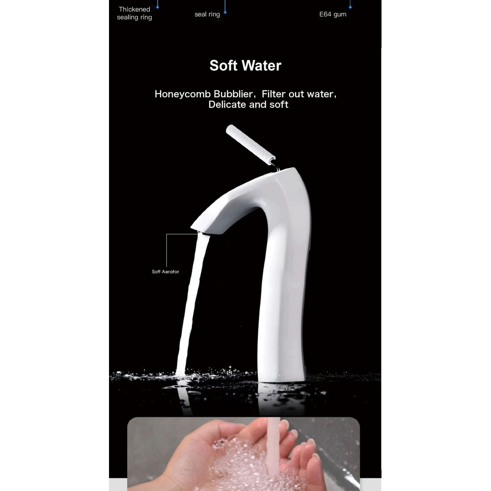 Luxury Brushed Gold Basin Faucet 11