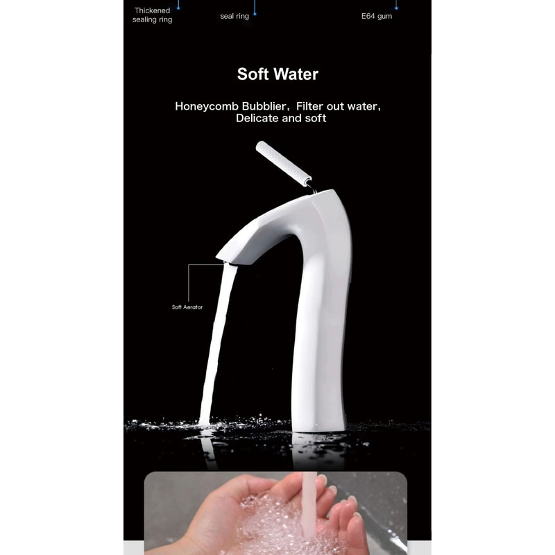 Luxury Brushed Gold Basin Faucet 11