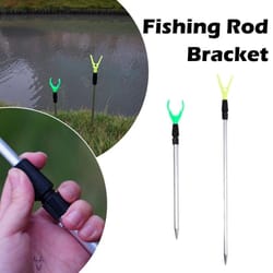 retractable fishing rod holder stand
