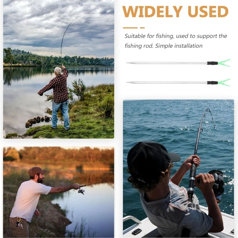 Retractable Fishing Rod Holder Stand 3