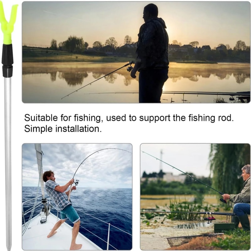 Retractable Fishing Rod Holder Stand 4