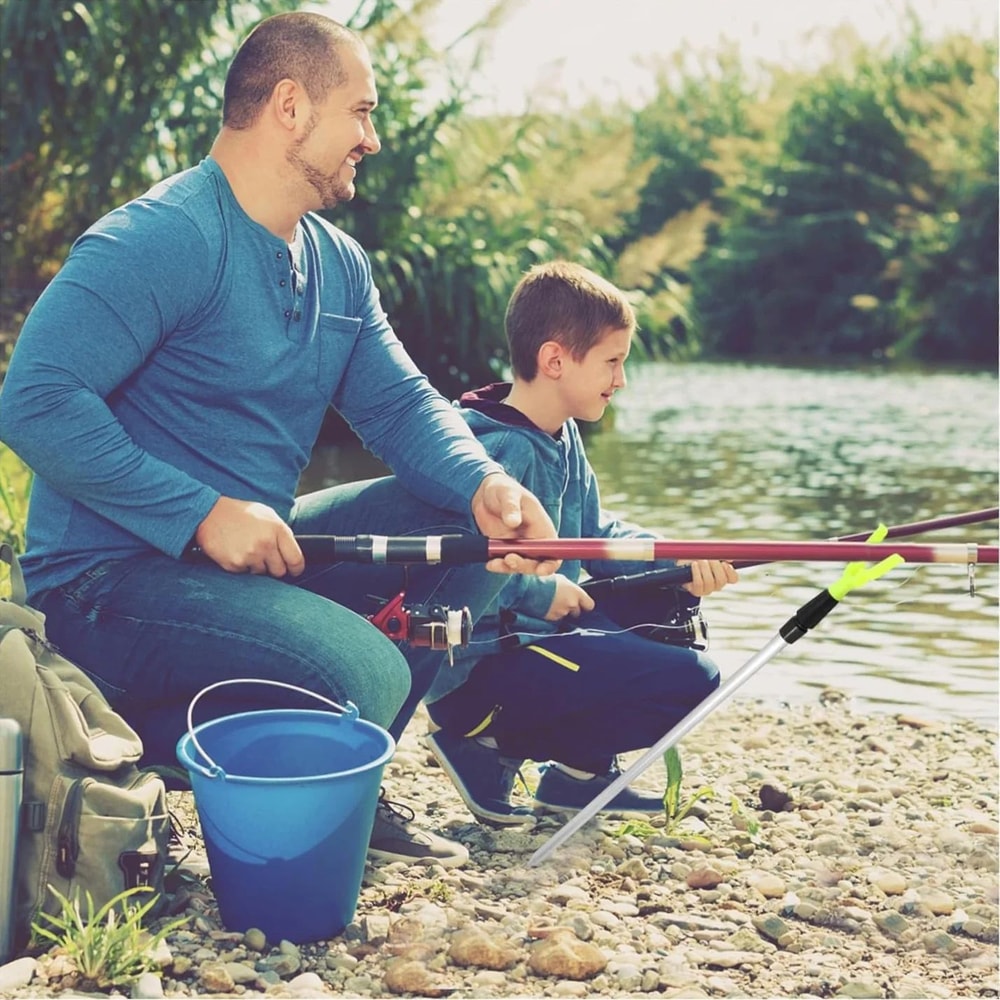 Retractable Fishing Rod Holder Stand 5