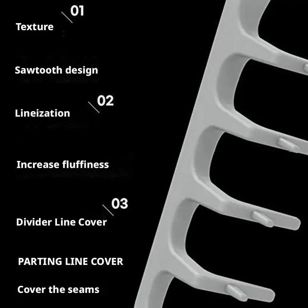 Wide Tooth Volumizing Hair Comb 4