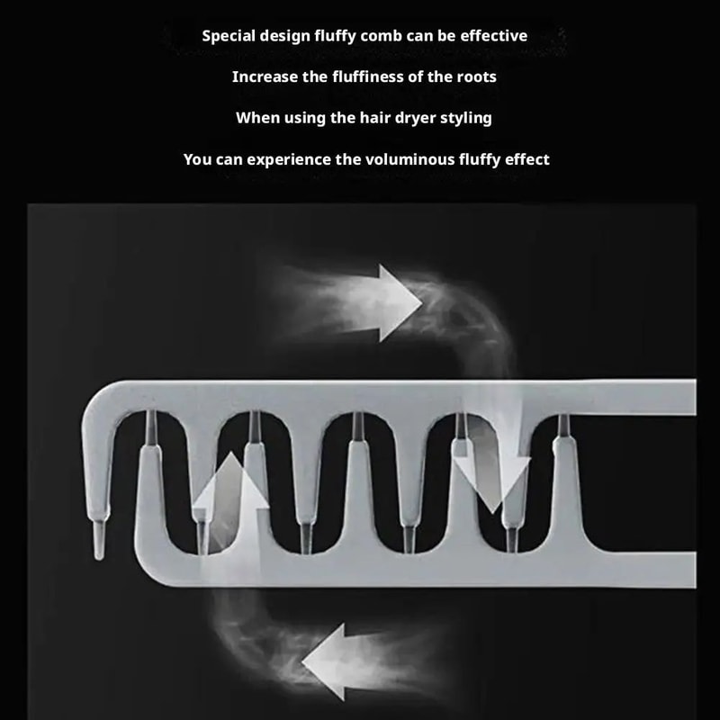 Wide Tooth Volumizing Hair Comb 13