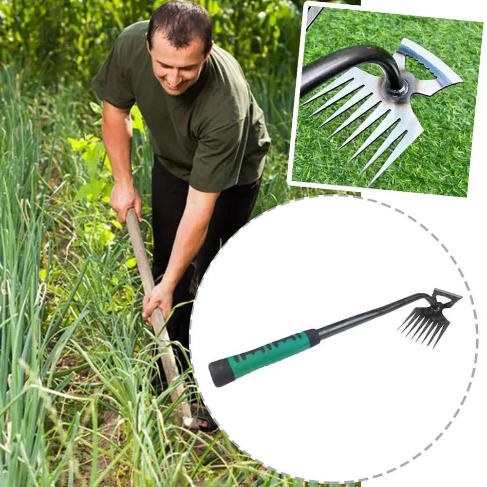 2 In 1 Garden Rake Weed Puller 2