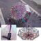 Colorful Glass Pattern Automatic Umbrella 0