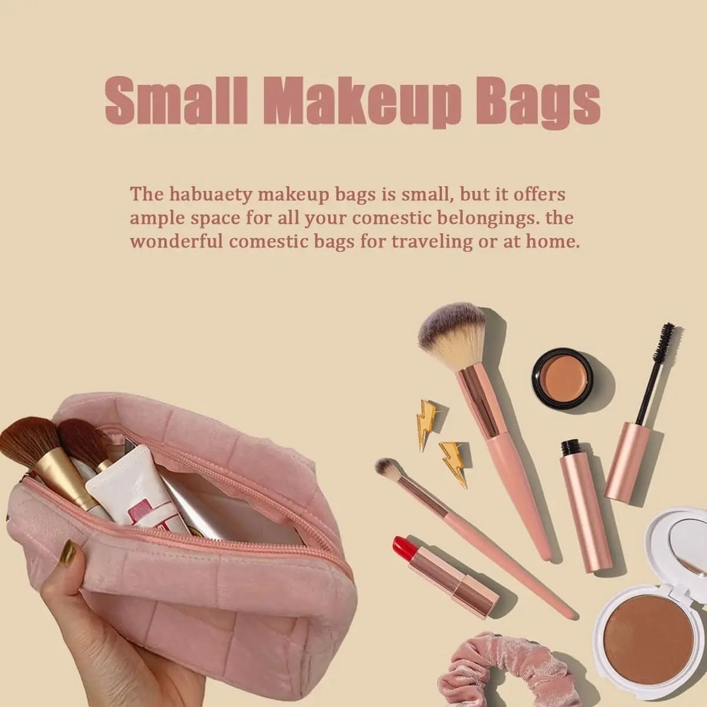 Cute Plush Makeup Storage Bag 3