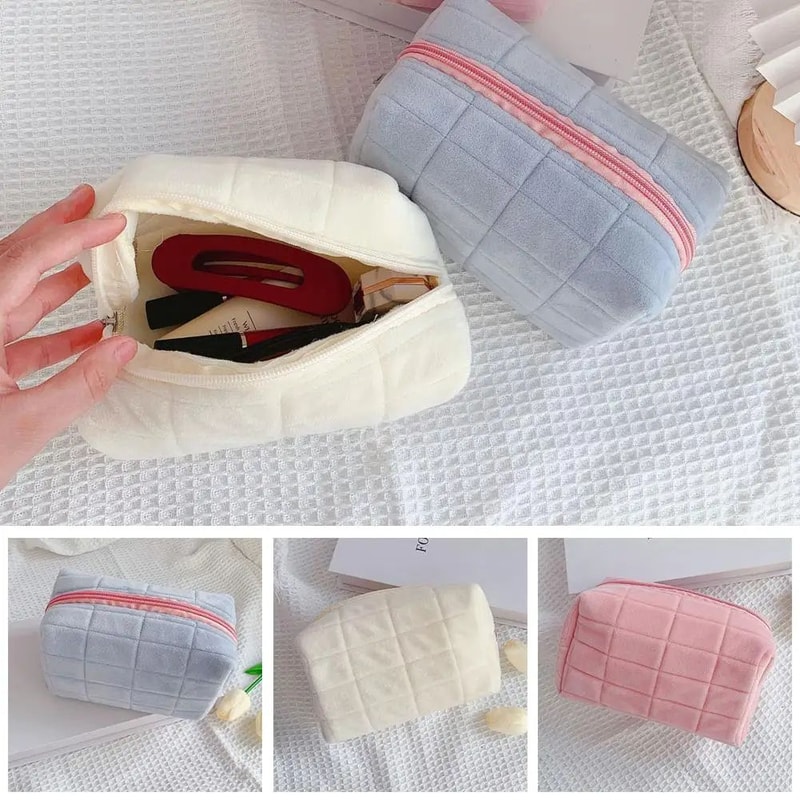 Cute Plush Makeup Storage Bag 7